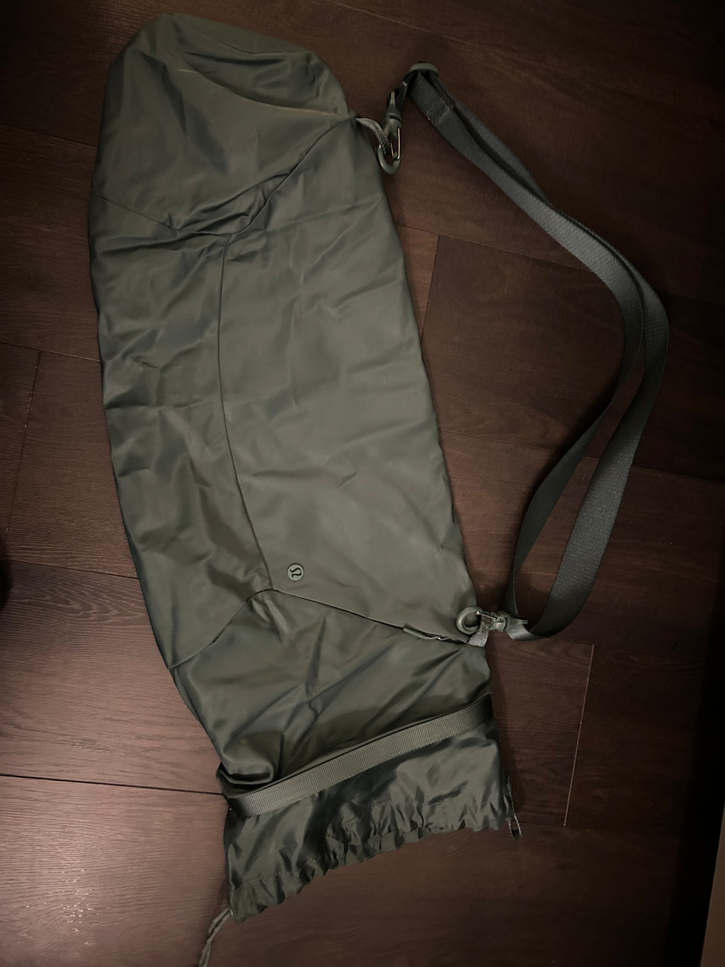 Lululemon Yoga Mat Bag – Dark Jade Green – Excellent Pre-Owned Condition