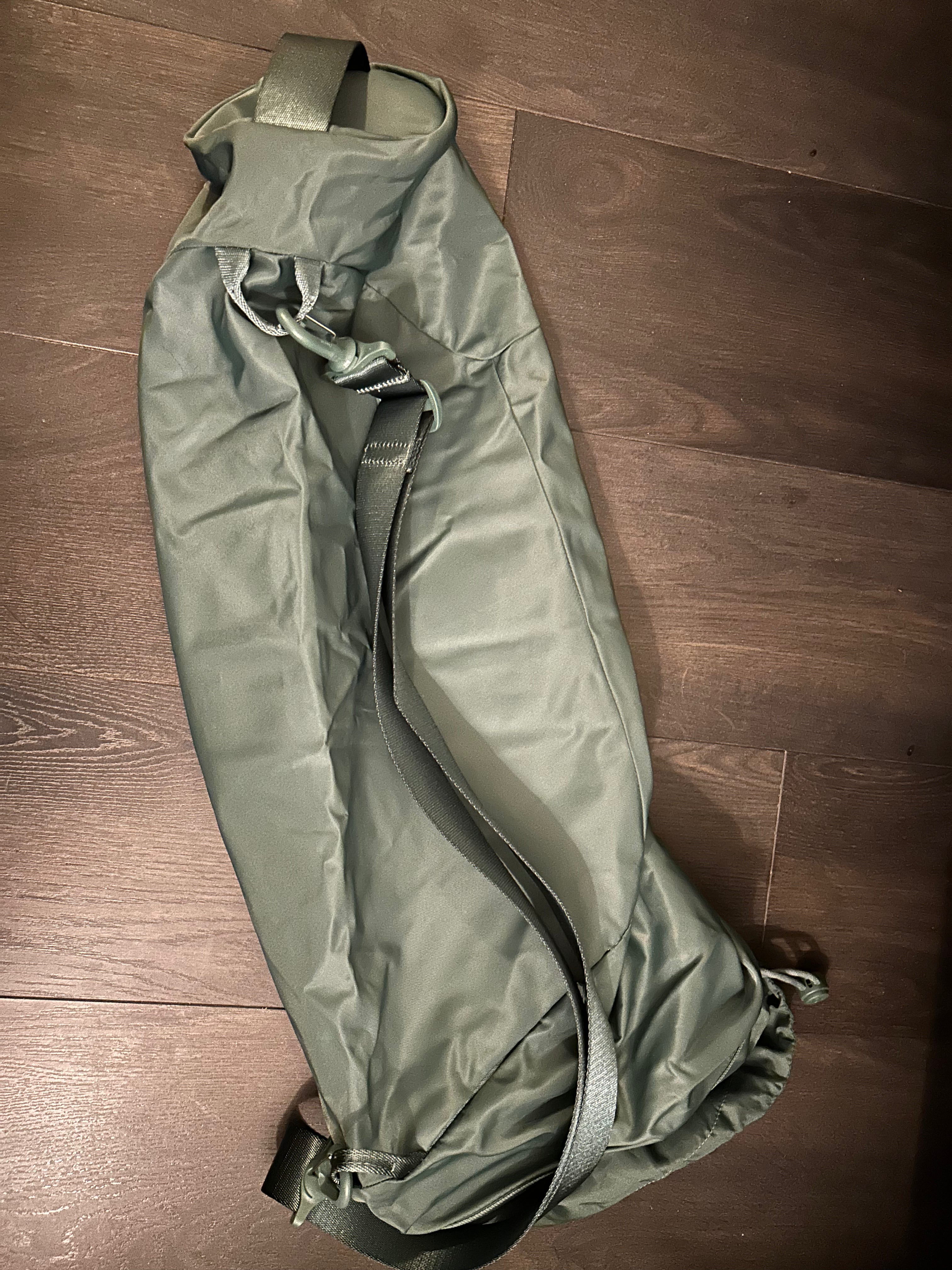 Lululemon Yoga Mat Bag – Dark Jade Green – Excellent Pre-Owned Condition