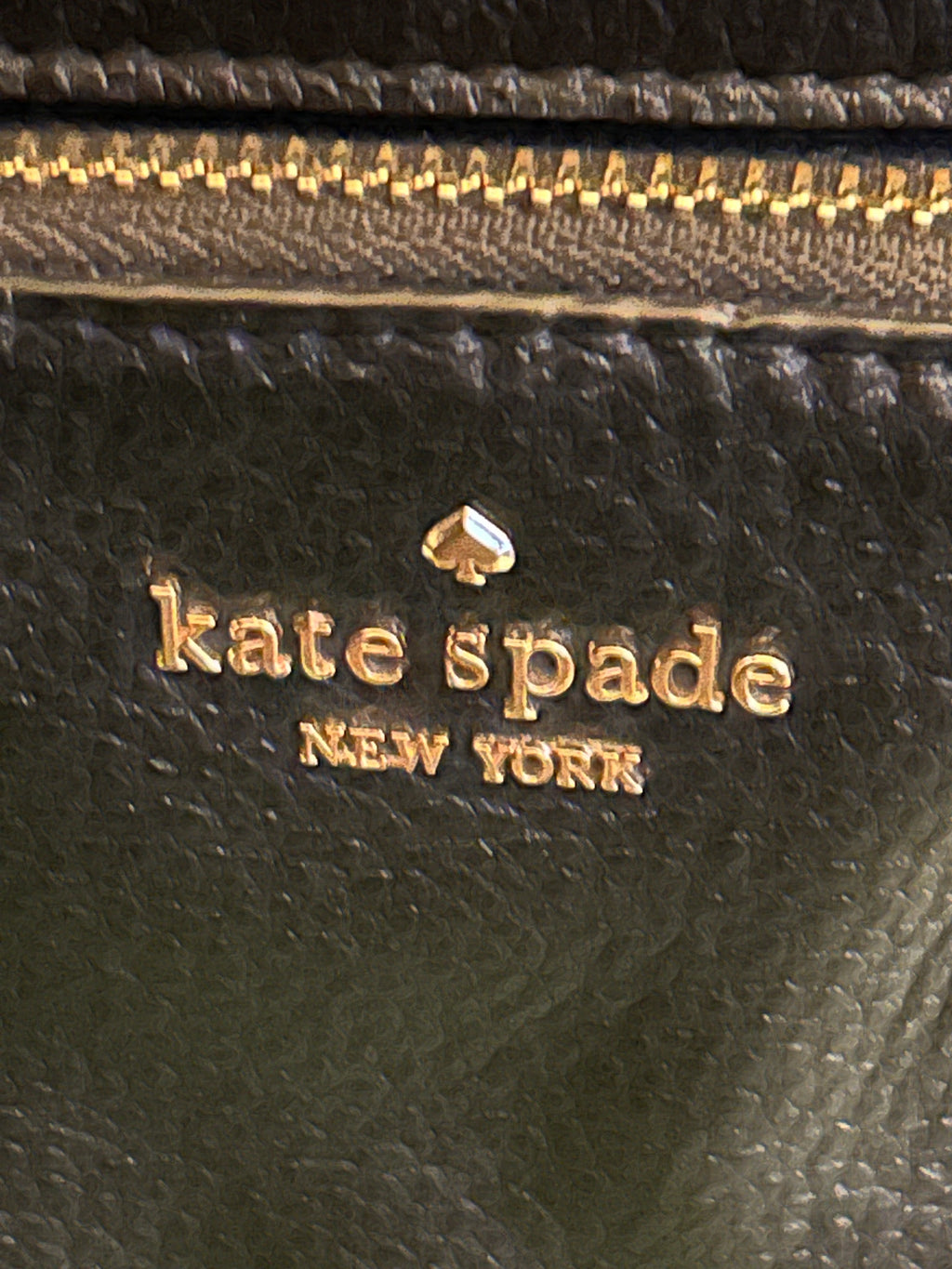 Kate Spade Hudson Large Black Pebbled Leather Backpack Lightly Used — Genuine Leather