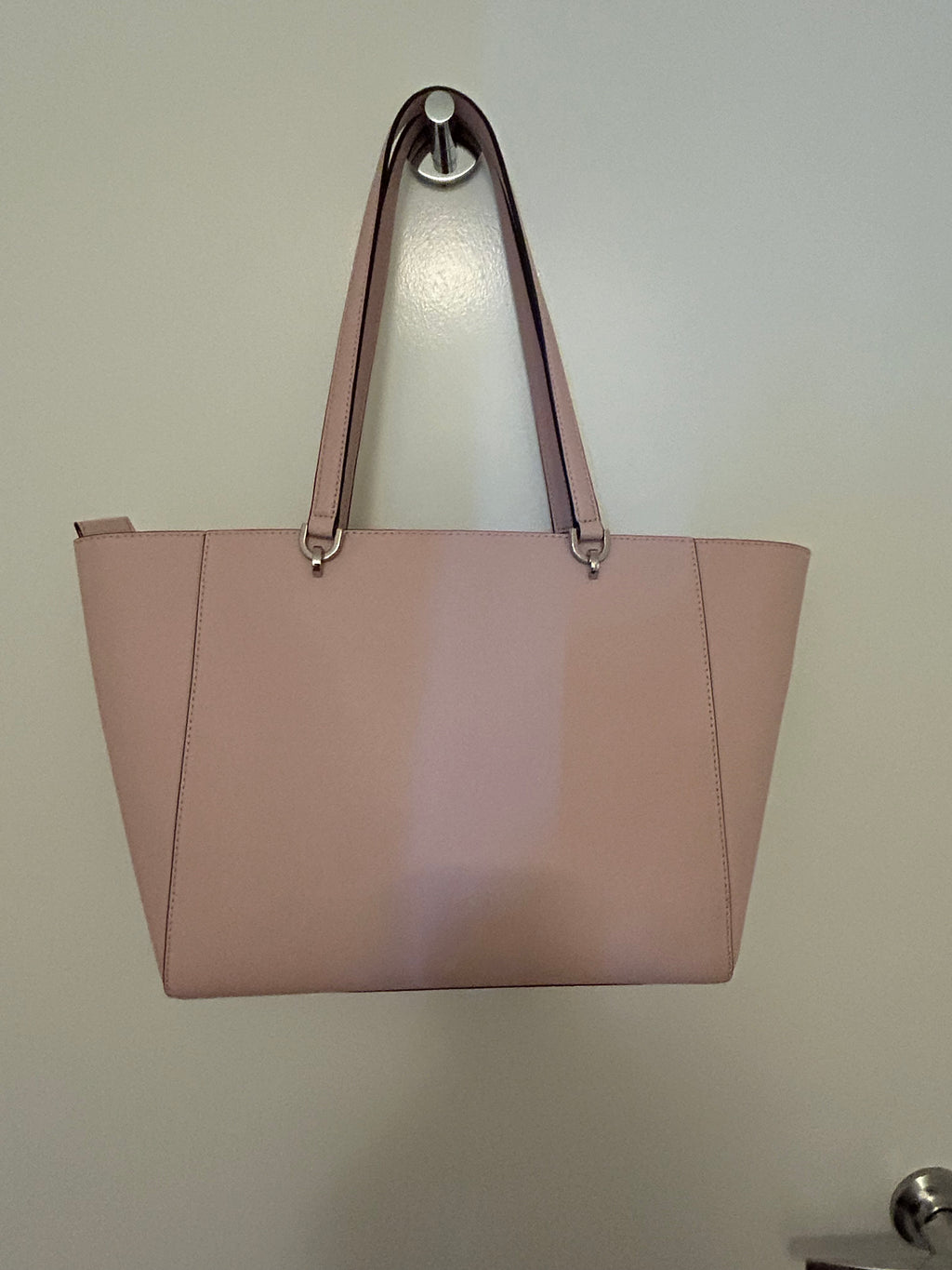 Michael Kors Blush Pink Leather Tote Bag — Excellent Pre-Owned Condition