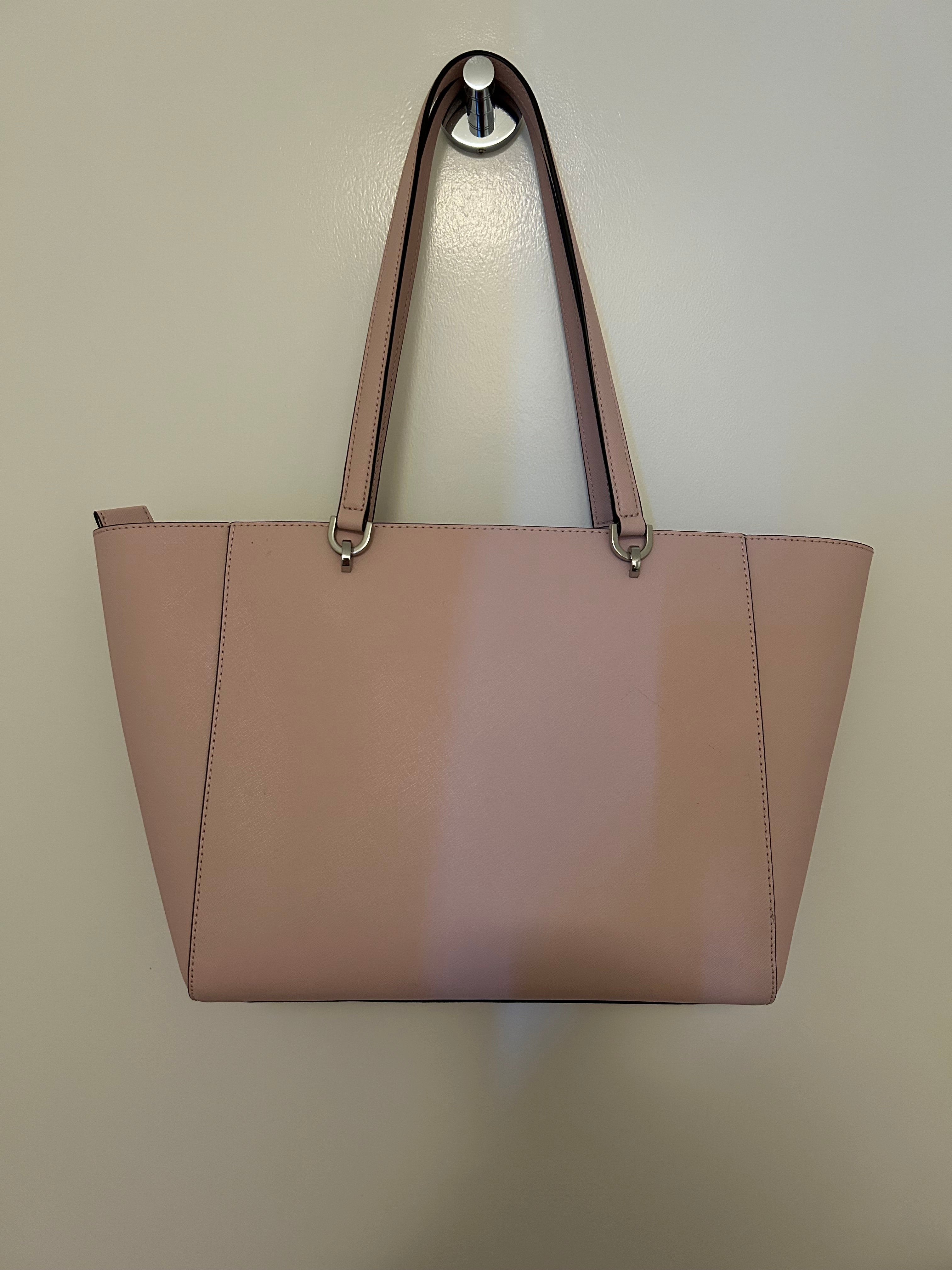 Michael Kors Blush Pink Leather Tote Bag — Excellent Pre-Owned Condition